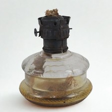 Lampara Antigua Aceite Queroseno Cristal Quinque Vintage Decoracion Farol