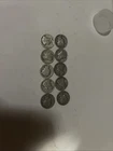 Lot Of 10 Mercury Silver Dimes $1- Assorted Dates. Free Shipping