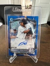 2025 Bowman Draft Chrome CPA-DM DEAN MOSS 1st Auto /150 Blue Wave Refractor