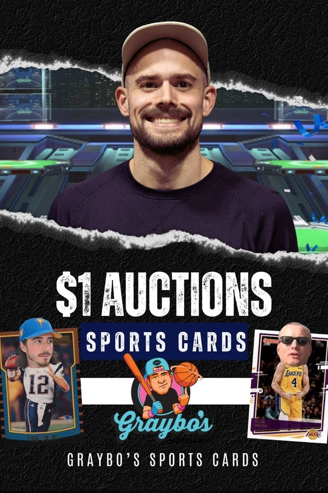 $1 Starts - Football, Baseball and Basketball Card Auctions!