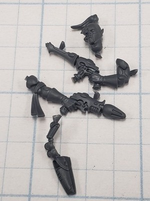 40K Aeldari Bits Corsair Voidscarred Plasma Shuriken Pistoll Head Duelist Set 45
