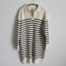 Uniqlo XL Cotton Striped Knit Dress New Unused