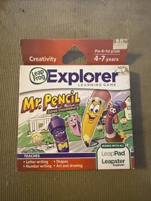 LeapFrog Explorer Mr. Pencil Saves Doodleburg Learning Brand New