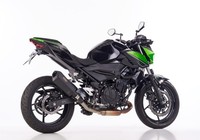 Shark DSX-10 Auspuff Schwarz Passend FüR Kawasaki Z400 2019-2021