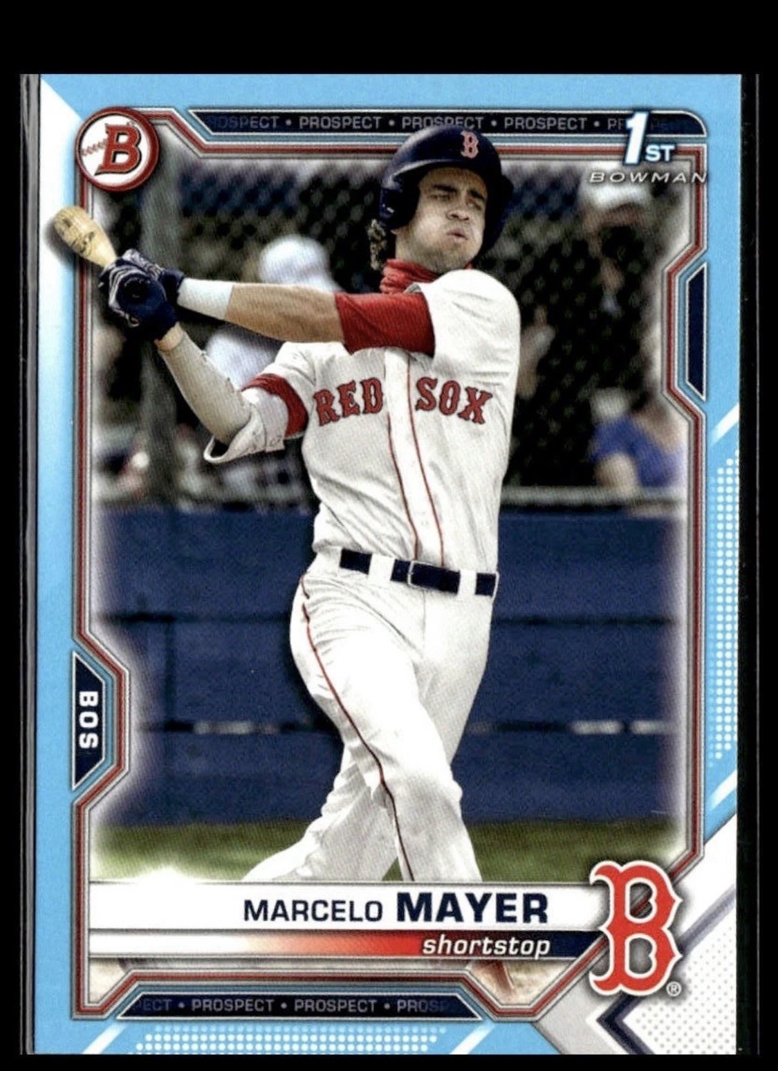 2021 Bowman Draft - Sky Blue #BD-174 Marcelo Mayer #/499 (RC) 1st Bowman