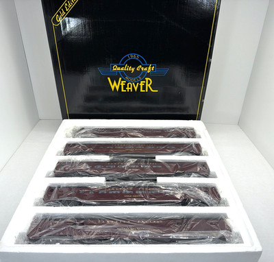 Weaver CPR Canadian Pacific Royal Hudson 20  Aluminum 5 Car Passenger Set O New