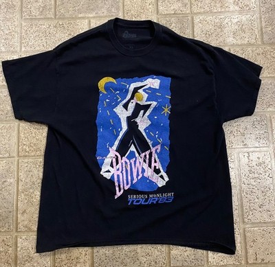 David Bowie Serious Moonlight tour shirt XL official licensed, Labyrinth 