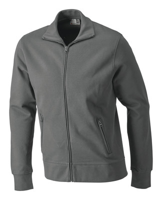 Promodoro Sweatshirtjacke, Größe L steelgrey - 5290F-SG-L