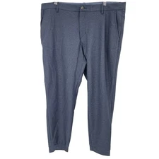 Adidas Adicross Golf Performance Pants Mens 38x30 Tapered Blue Jogger Activewear