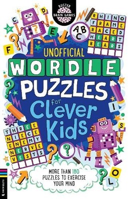 Sarah Khan Wordle Puzzles for Clever Kids (Taschenbuch) Buster Brain Games