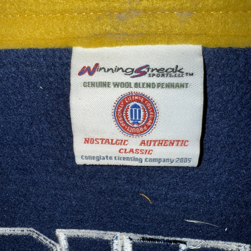 Michigan University Wolverines Football Dynasty 24x36 Wool Banner Winning Streak - Image 4 of 4