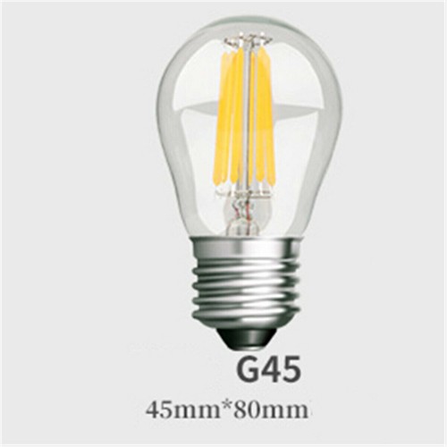 E27 Transparent Retro Vintage Wedding Restaurant Led Golf Ball Filament Bulb - Picture 14 of 21