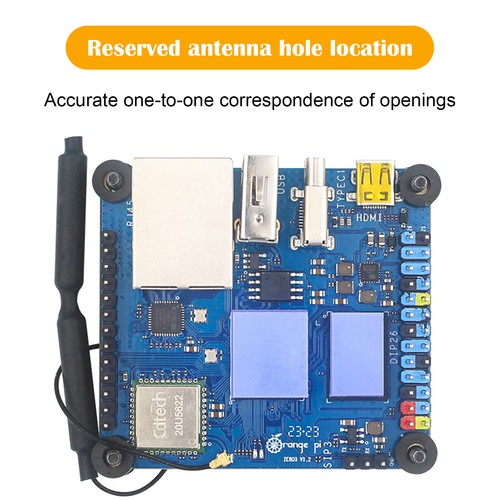 Orange Pi Zero 3 Lega alluminio Guscio Development Board Protective Heat Sink H7 - Afbeelding 4 van 15
