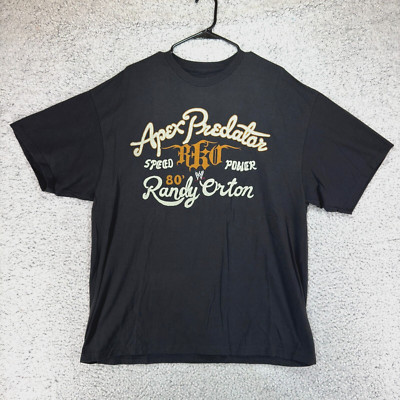 RARE WWE 2012 Randy Orton Apex Predator RKO Speed Power Wrestling T Shirt 2XL