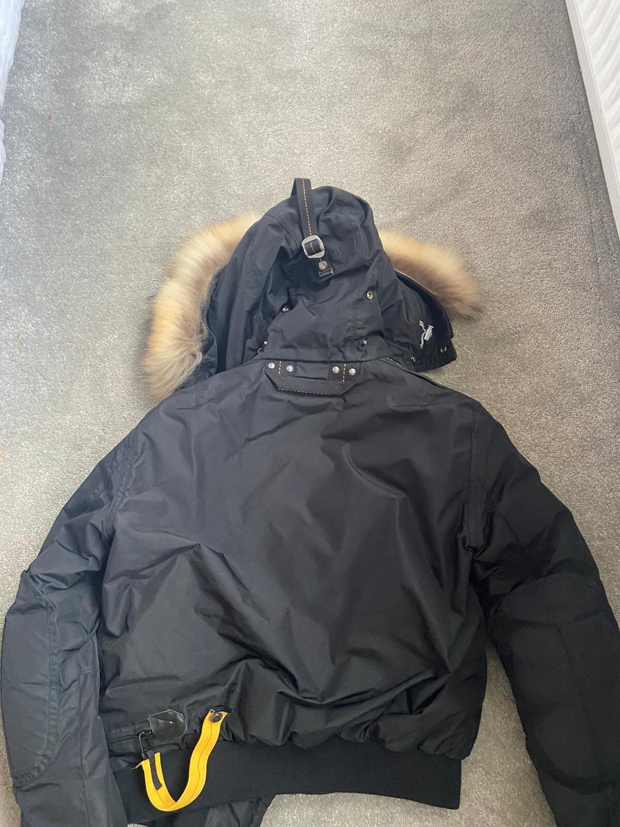 PARAJUMPERS☆GOBI クラシック ダウンジャケット BLACK GOBI SPRING - HOODED BOMBER BLACK | Parajumpers® GB