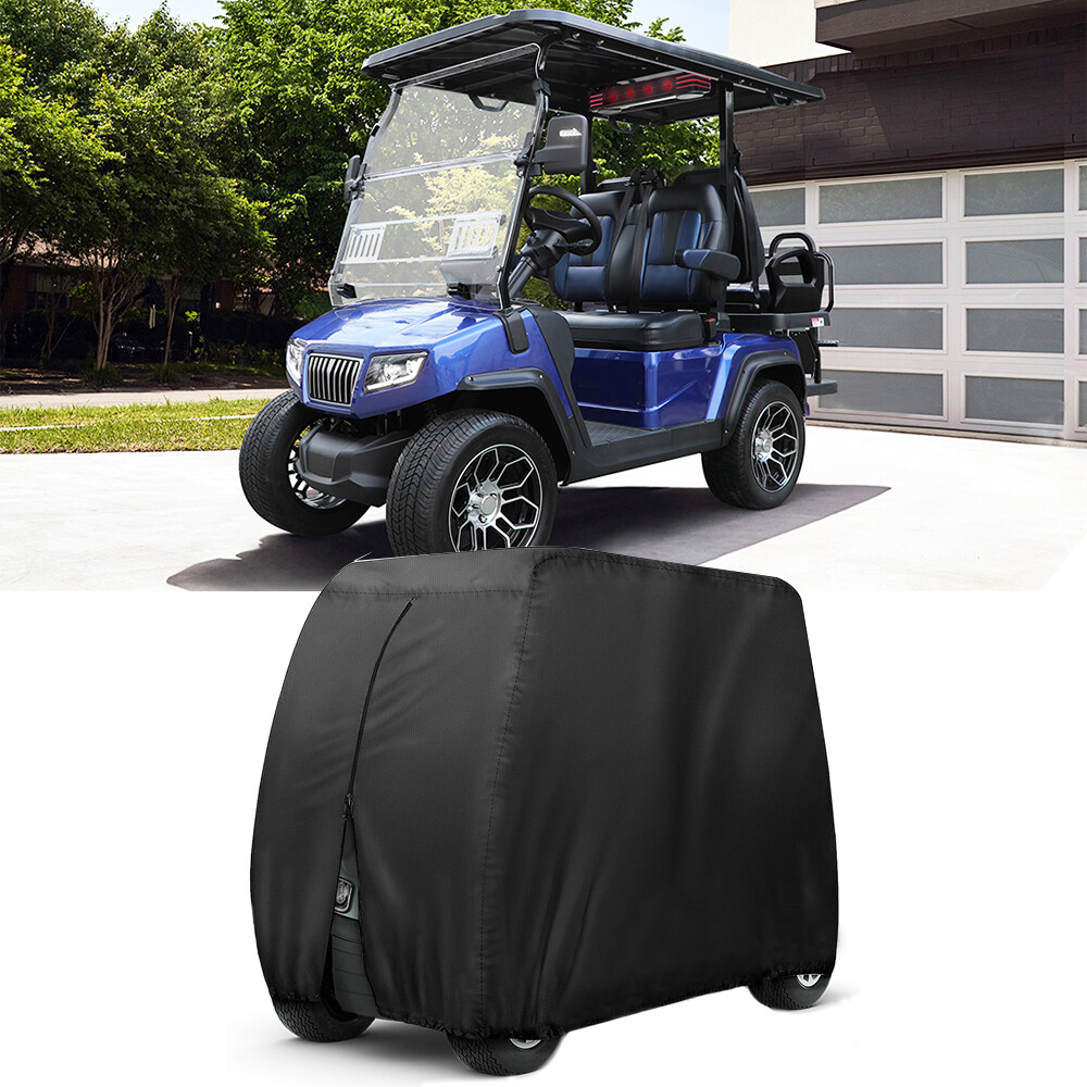 Black For EVOLUTION D5 2+2 Maverick Ranger 4 Seats Golf Cart Cover