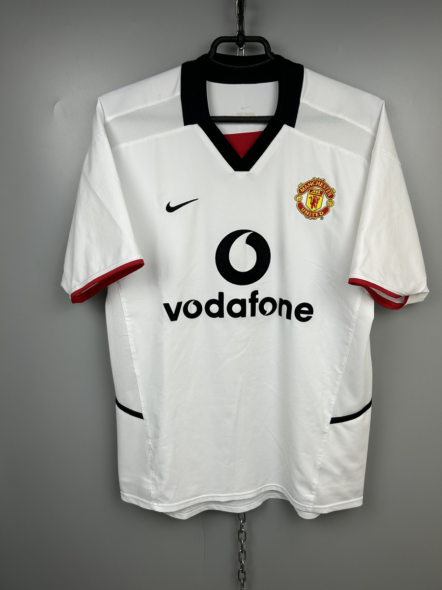 Manchester United Away Football Shirt 2002 2003 Nike Size S