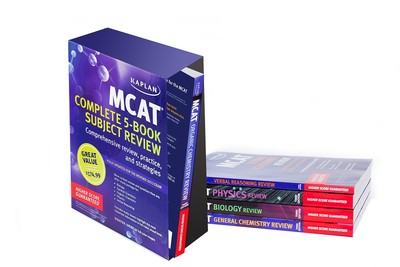 Kaplan MCAT Complete 5-Book Subject Review: Comprehensive Review, Practice, ...