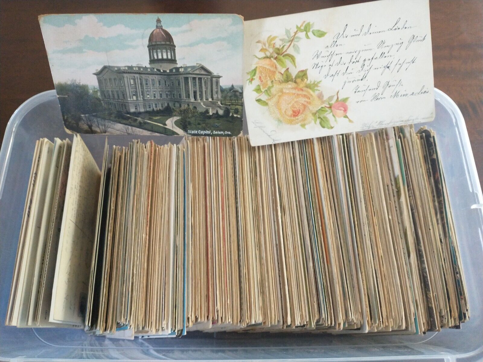 Lot of 50 Vintage Postcards for Scrapbooking Craft Projects Ephemera Random Lot