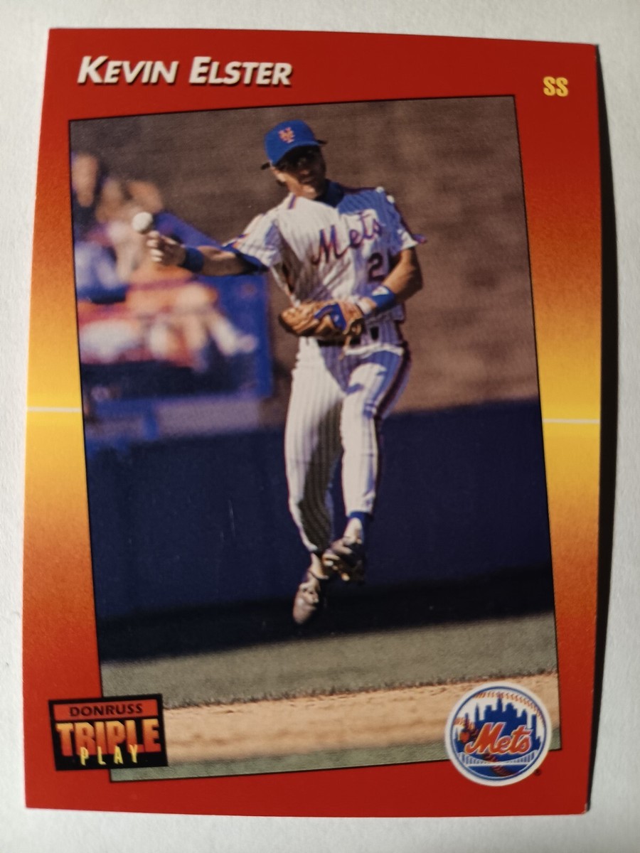 KEVIN ELSTER NEW YORK METS 1992 DONRUSS TRIPLE PLAY BASEBALL