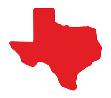 Texas State-Shaped Tanning Sticker 100-Pack: Flaunt Your Texan Tan in Style 