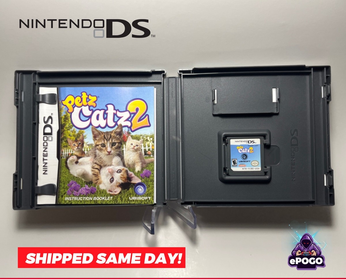 Petz Catz 2 (Nintendo DS, DSi, 3DS) Complete w/Manual Tested Petz Catz 2 (Nintendo DS, DSi, 3DS) Complete w/Manual Tested
