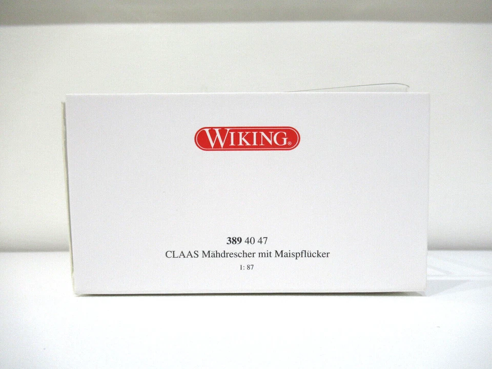 WIKING mietitrebbia CLAAS 480 + carro raccolta mais, 1:87, confez. originali - Immagine 4 di 4