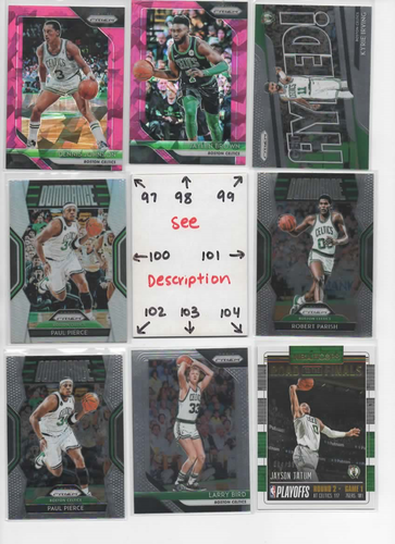 NEW Boston Celtics U-PICK Serial #'d JERSEY AUTO Rookies SMART TATUM BROWN BIRD - Picture 104 of 220