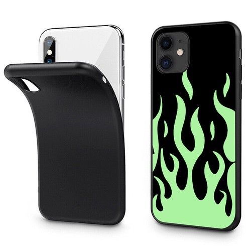 Flames SE XS 11 For Iphone 5 6s 7 Pro XR Max 8+ Silicone Phone X 6 2024 - Picture 5 of 15