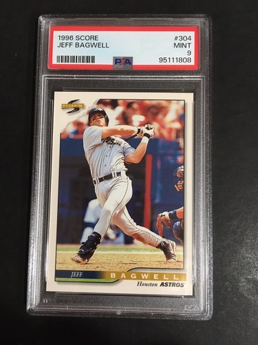 1996 SCORE JEFF BAGWELL, #304, PSA 9, HOF (Free Shipping On Any 3!) - 第 1/2 張圖片