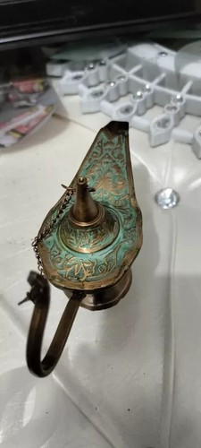 Aladdin Aladin Genie Oil Brass Amazing Lamp 100% Authentic Vintage New - Picture 5 of 8