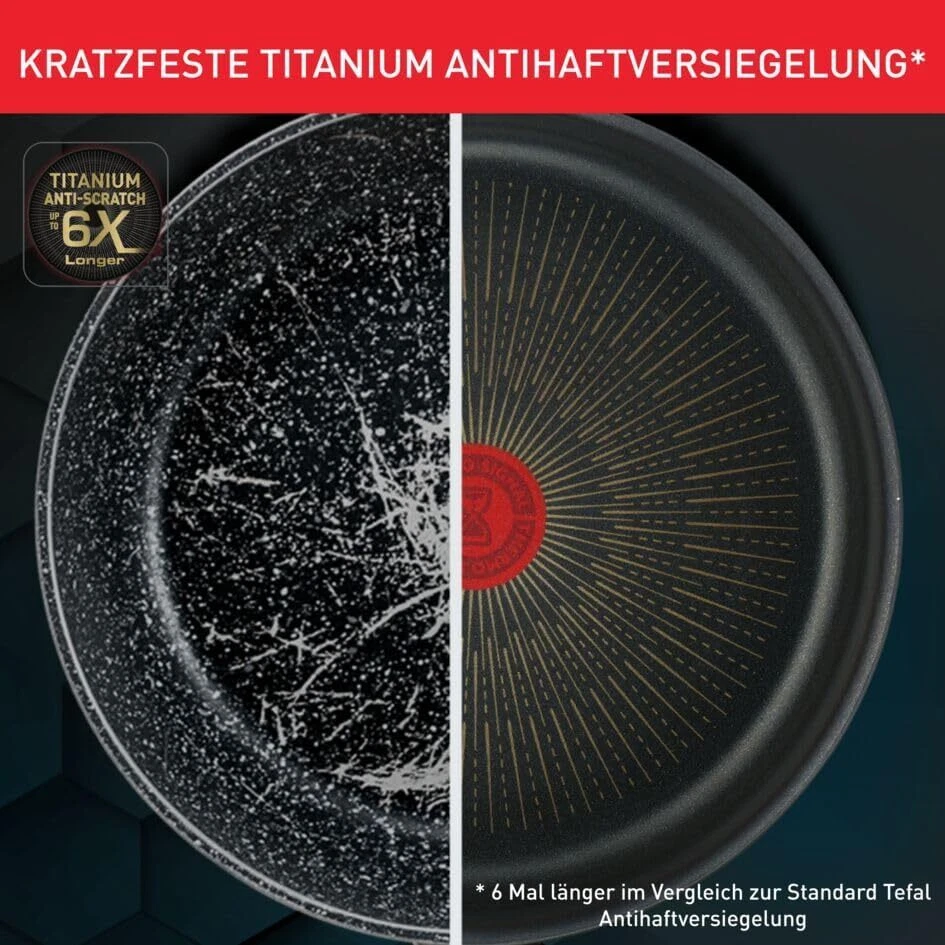 Tefal Unlimited On Bratpfanne | 32 cm | mit kratzfester Titanium - Bild 4 von 4