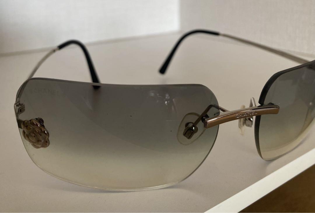 Chanel Sunglasses 4085 c124/6G 62□15 120 Camellia Smoky