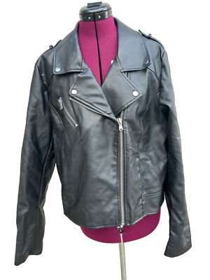 Riverdale South Side Serpents Faux Leather Black Jacket Women's