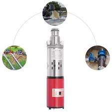 12V Submersible Pump Deep Well Water DC Pump Stainless Steel 12 Volt NEW