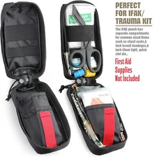 Tactical First Aid Kit Medical Molle Small Rip Away EMT IFAK Survival Pouch Bag