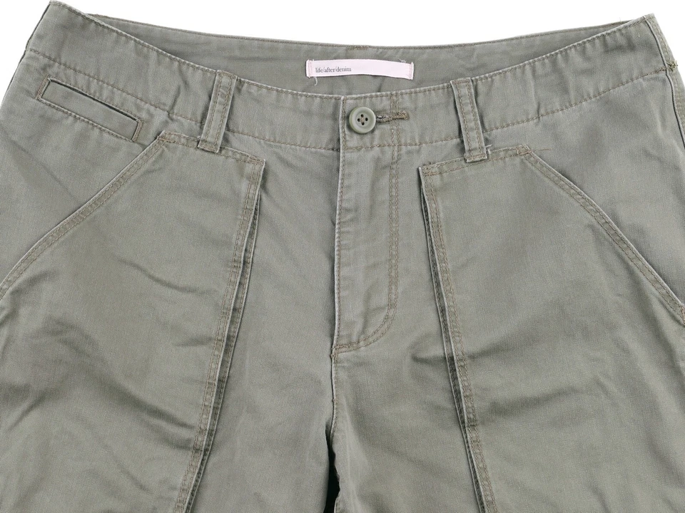 Pantalones cortos Life After Denim verde algodón cadete fatiga para hombre 31 Foto 2 de 4