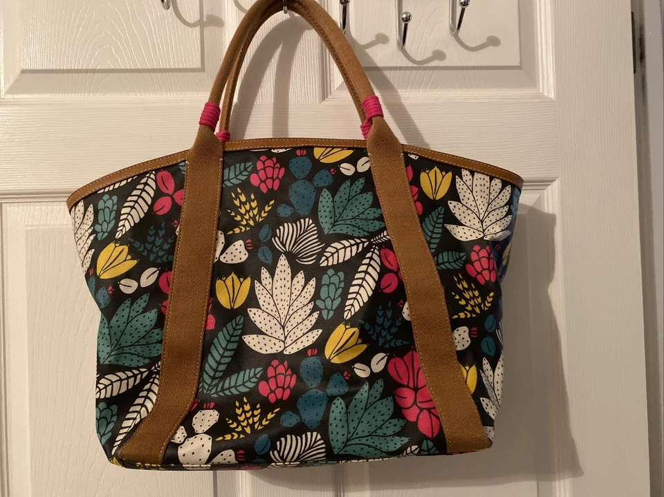 Bolso de Mano Fossil Floral Oscuro Multicolor Foto 4 de 4