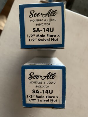 NEW LOT OF 2 SEE ALL MOISTURE & LIQUID INDICATORS SA-14U