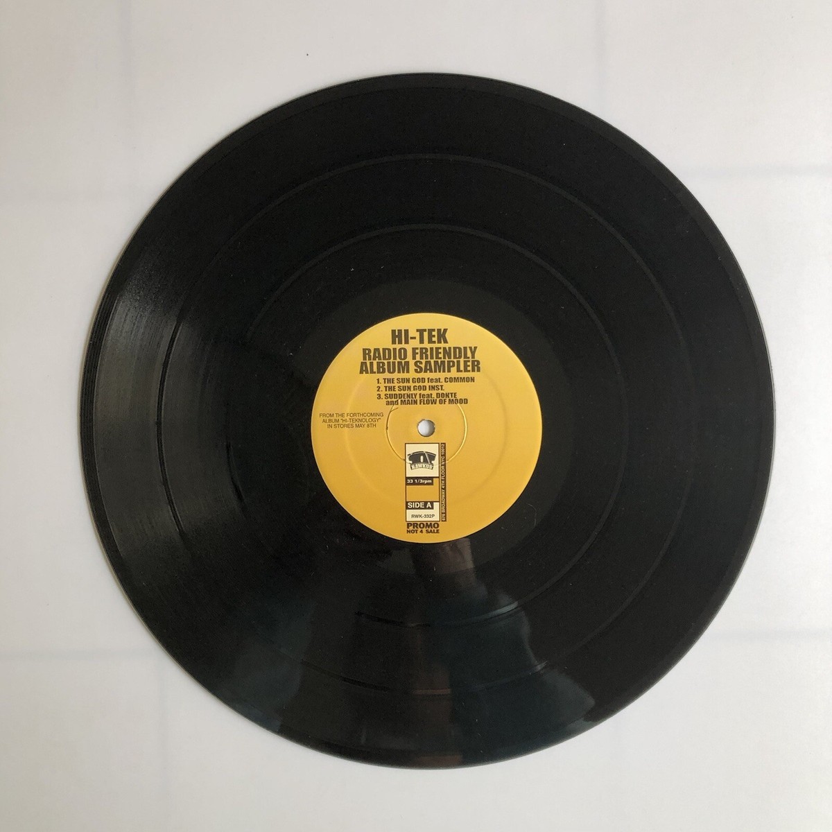 HI-TEK Radio Friendly Album Sampler 12” Vinyl Record Promo Rawkus 