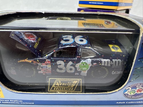 REVELL 1:64 ERNIE IRVAN #36 M&MS 1999 Millennium Farewell Salute Pedigree 3 Cars - Picture 6 of 13