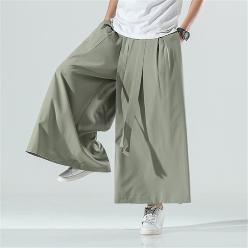 Ice Silk Pants Loose Casual Sports 