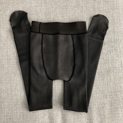 Women s Winter Fleece Lined Tights One Size Fits All Translucent Black
