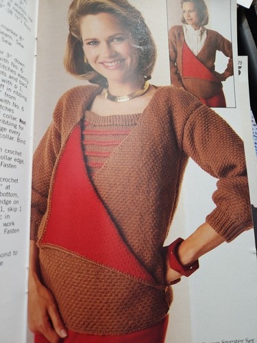 Vintage Knitting with Style Simplicity Pattern Booklet 0435 Jacket & Camisoles - Picture 4 of 4
