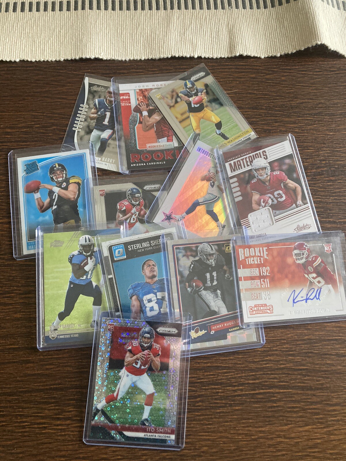 HUGE NFL lot! (~900 Cards) HOF, Stars Parallels Inserts #d Auto, RCs Pic RARE view 24