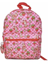 Strawberry Shortcake Pink Backpack, 16 inch, Floral Design