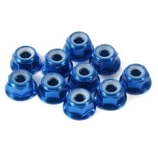 Anodize M5 Nylon Insert SelfLock Nuts Hex Lock Nut Aluminum Alloy 10pcs set