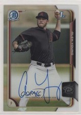 2015 Bowman Draft Chrome Draft Pick Auto Refractor Alex Young #BCA-AY Auto s3e