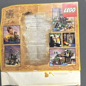 LEGO Forbidden Island 6270 Pirates Complete Set lid & Instructions Vintage 1989