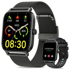 Smart Watch for Men Women Fitness: Waterproof Make Answer Call Running Smartw...